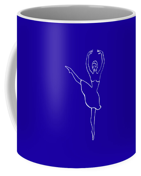 Prima Coffee Mug featuring the painting Prima Ballerina by Irina Sztukowski