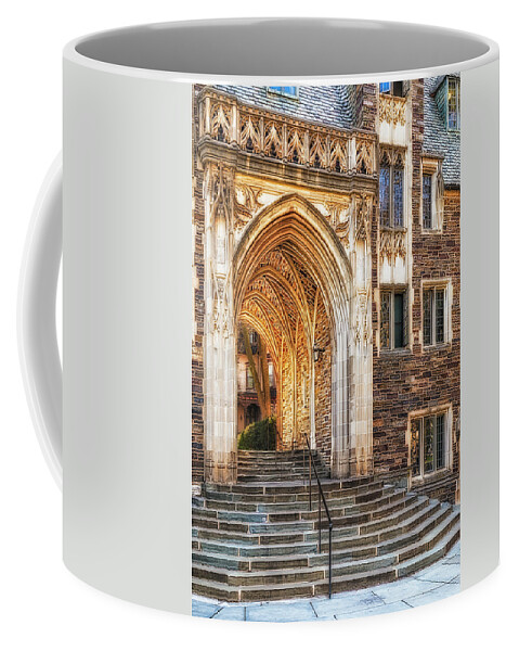 Princeton University Coffee Mug featuring the photograph Princeton University Lockhart Hall Dorms by Susan Candelario