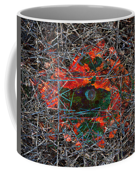 Abstract Coffee Mug featuring the photograph Prisoner Eye by Matt Cegelis