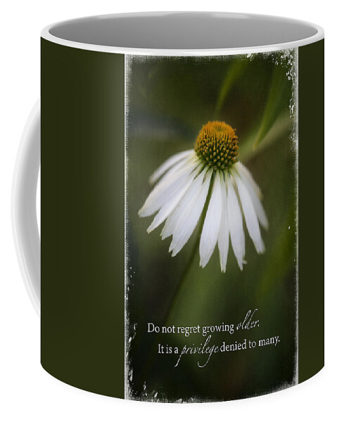 Coneflower Coffee Mug featuring the photograph Privileged by Jill Love