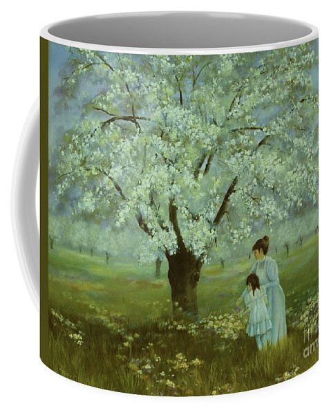 Spring Coffee Mug featuring the painting Promise of Spring by Jeanette French