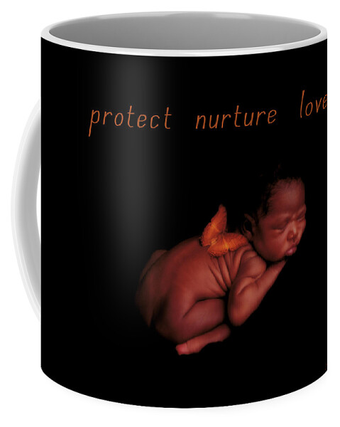 Protect Coffee Mug featuring the photograph Protect Nurture Love by Anne Geddes
