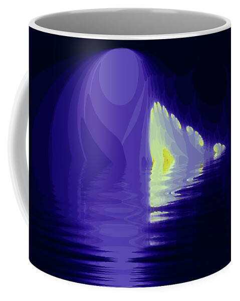 Fractal Coffee Mug featuring the digital art Protection by Debra Martelli