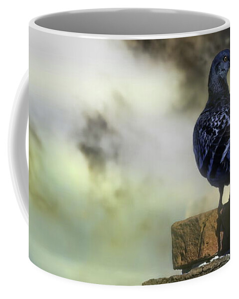 Pigeon Coffee Mug featuring the photograph Proud To Be A Pigeon by Bob Orsillo