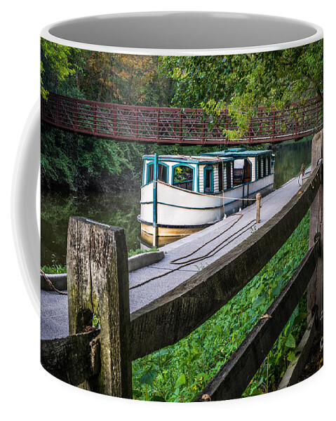 Providence Metropark Coffee Mug featuring the photograph Providence Metropark Erie Canal by Michael Arend