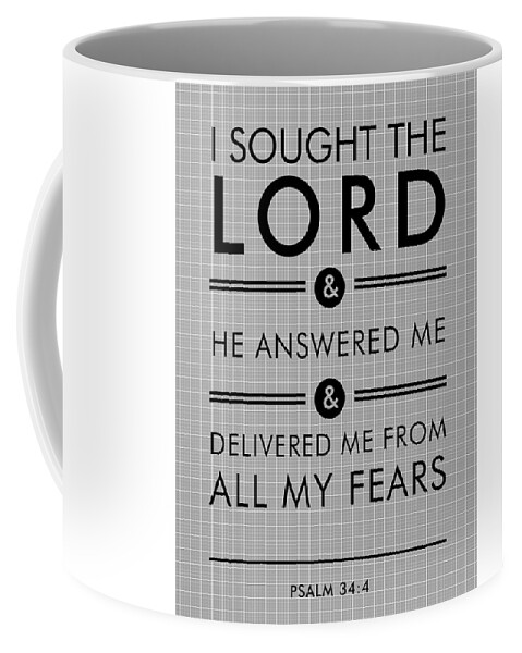 Coffee Mug with Scripture Original Acrylic Pour Artwork Psalm 46:1 God is our refuge and strength...