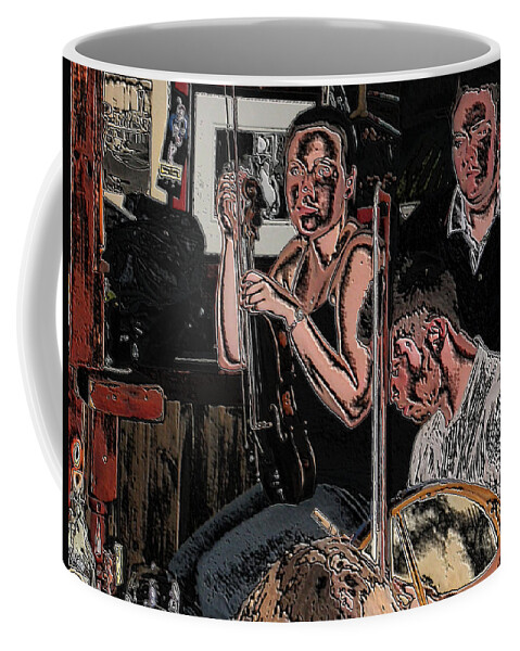 Pub Coffee Mug featuring the photograph Pub Scene Three by David Luebbert