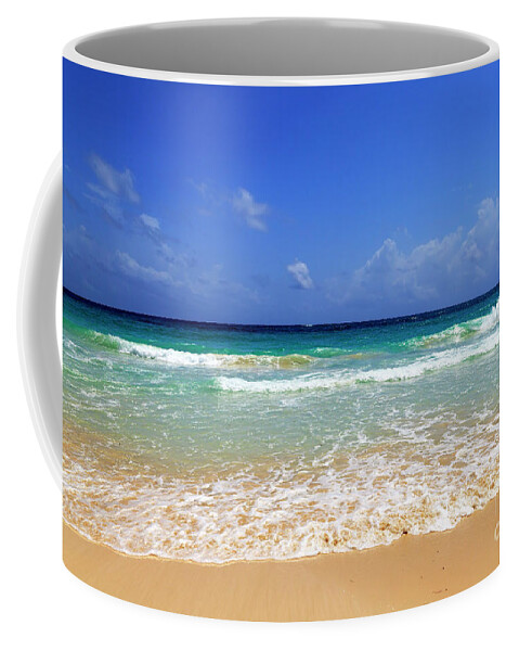 Punta Cana Caribbean Ocean Coffee Mug featuring the photograph Punta Cana Caribbean Ocean by John Rizzuto