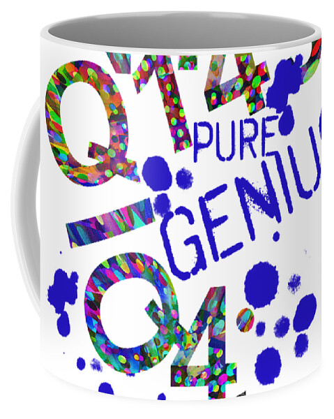 Ts001 Coffee Mug featuring the digital art Pure Genius #1 by Edmund Nagele FRPS