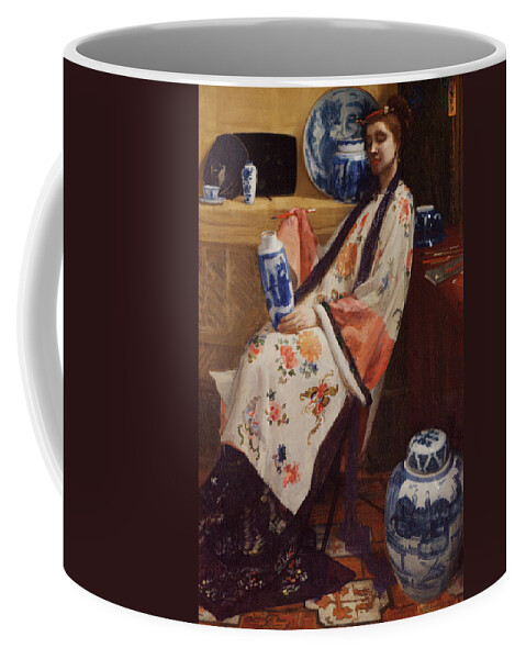 19th Century American Painters Coffee Mug featuring the painting Purple and Rose by James Abbott McNeill Whistler