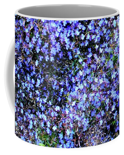 Purple Coffee Mug featuring the photograph Purple Field by Dietmar Scherf