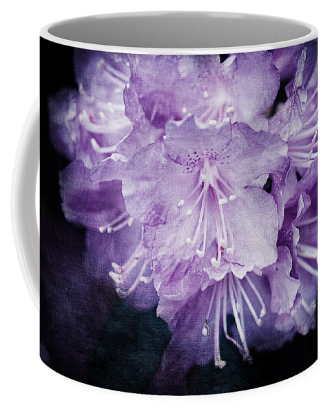Purple Rhododendron Coffee Mug featuring the photograph Purple Rhododendron Print by Gwen Gibson