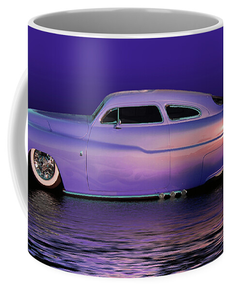 Sled Coffee Mug featuring the photograph Purple Sled by Bill Dutting