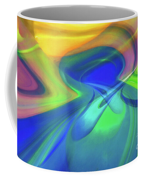 Abstract Coffee Mug featuring the photograph Puzzle Piece by Patti Schulze