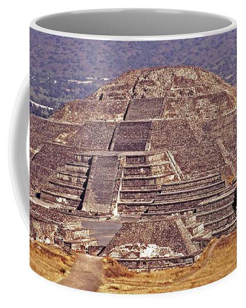 Central America Coffee Mug featuring the photograph Pyramid of the Sun - Teotihuacan by Juergen Weiss