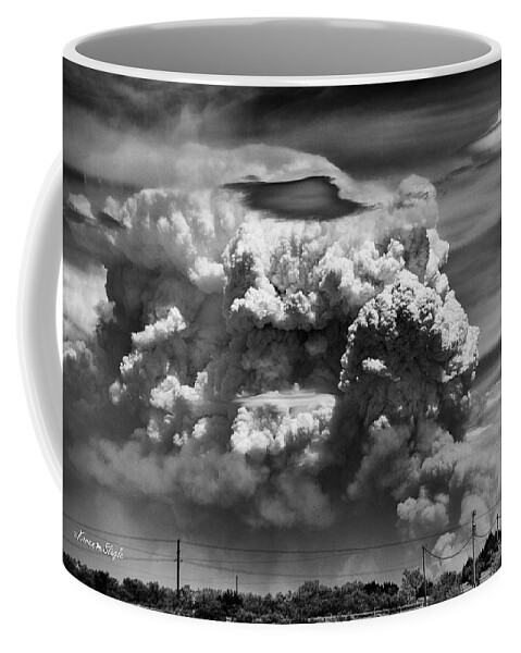 Pyrocumulus Coffee Mug featuring the photograph Pyrocumulus by Karen Slagle