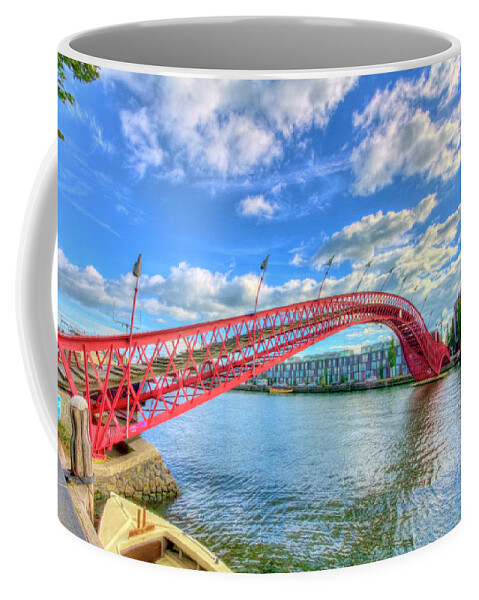 Python Bridge Coffee Mug featuring the photograph Python Bridge by Nadia Sanowar