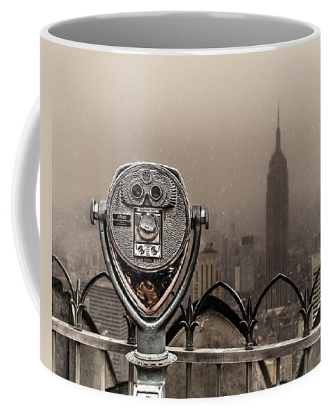 Snow Coffee Mug featuring the photograph Quarters Only by Chris Lord