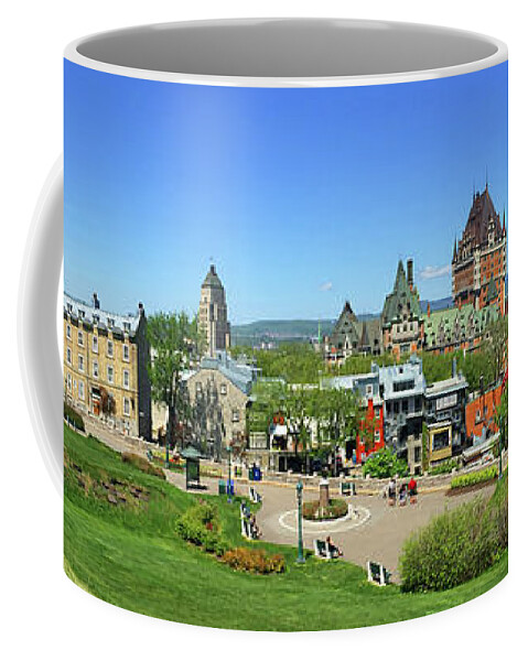 Quebec City Coffee Mug featuring the photograph Quebec City 1846 by Jack Schultz