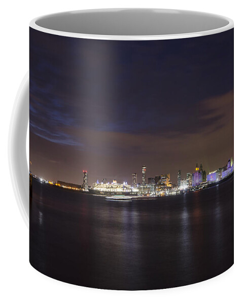 Cunard Coffee Mug featuring the photograph Queen Mary 2 by Spikey Mouse Photography