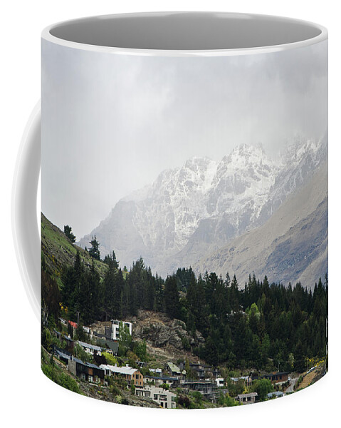 Queenstown Coffee Mug featuring the photograph Queenstown New Zealand. Remarkable ranges by Yurix Sardinelly