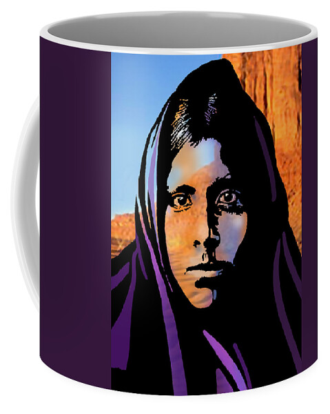 Native Americans Coffee Mug featuring the painting Quhatika Girl by Paul Sachtleben