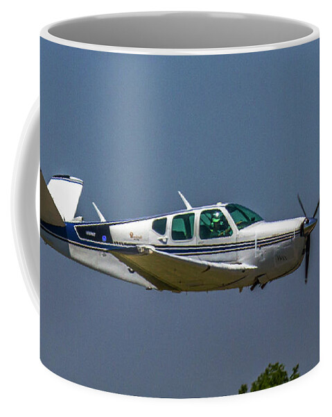 Big Muddy Air Race Coffee Mug featuring the photograph Race 35 Fly By by Jeff Kurtz