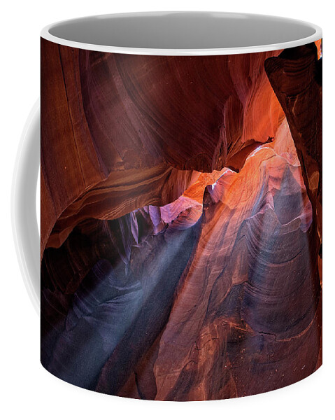 Light Beams Coffee Mug featuring the photograph Radiant Colors by Lucinda Walter