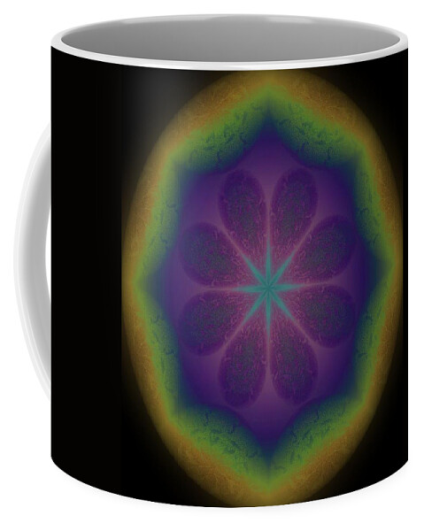 Art Coffee Mug featuring the digital art Radiation Wholeness by Ee Photography