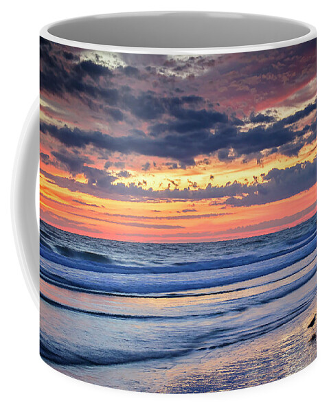 Color Coffee Mug featuring the photograph Ragged Sunrise -1 by Alan Hausenflock