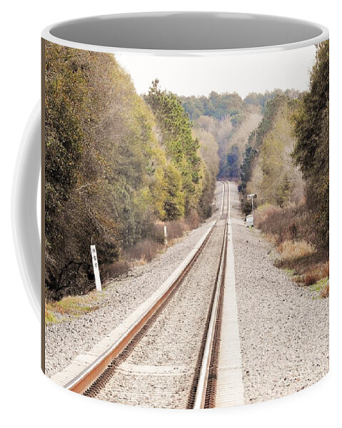 Railroads Coffee Mug featuring the photograph Railroad Images by Jan Gelders