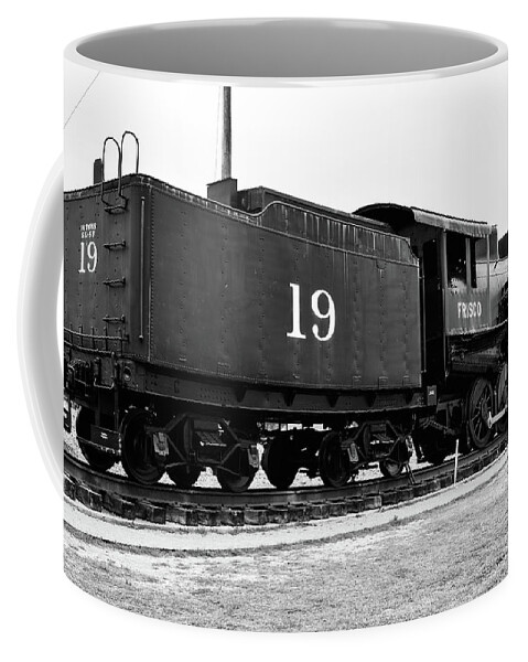 Frisco Coffee Mug featuring the photograph Railway Engine in Frisco by Nicole Lloyd