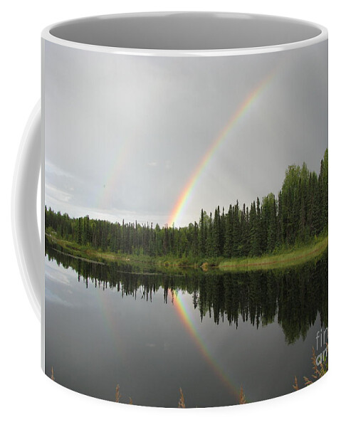 Rainbow Coffee Mug featuring the photograph Rainbow by Anthony Trillo