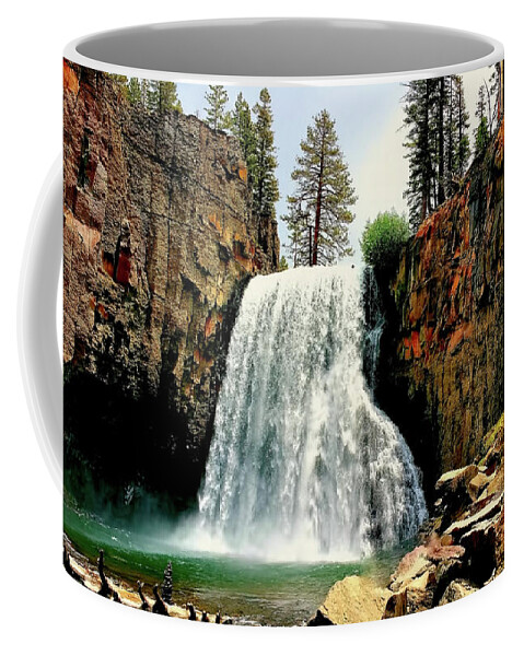 California Coffee Mug featuring the photograph Rainbow Falls 8 by Joe Lach
