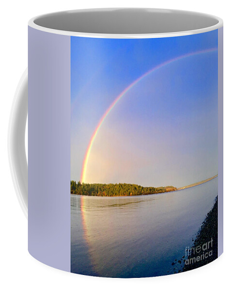 Photography Coffee Mug featuring the photograph Rainbow Reflection by Sean Griffin