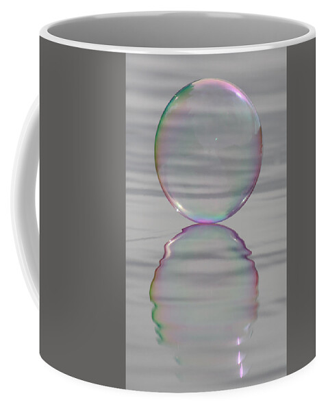 Bubble Coffee Mug featuring the photograph Rainbows Edge Bubble by Cathie Douglas
