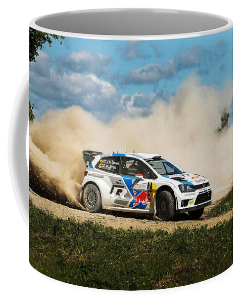 Rallying Coffee Mug featuring the digital art Rallying by Super Lovely