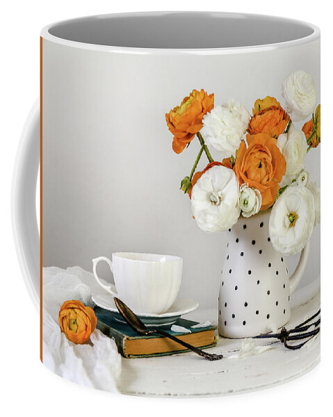 Buttercup Coffee Mug featuring the photograph Ranunculus Bouquet by Kim Hojnacki