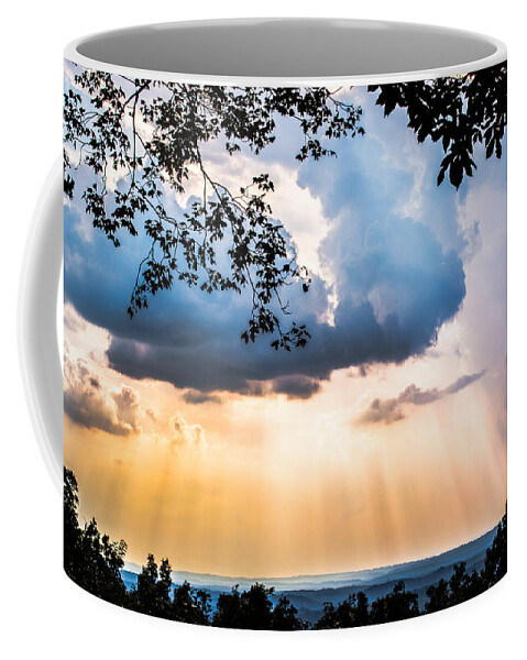 Sunlight Coffee Mug featuring the photograph Rays of Color by Parker Cunningham