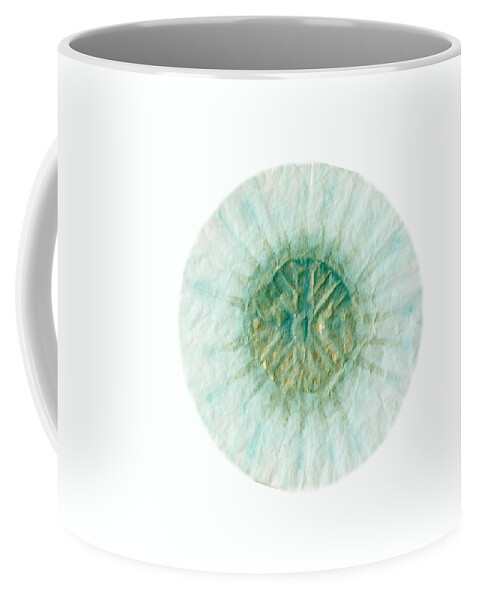 Gold Coffee Mug featuring the painting Rays of the Sun by Lori Kingston