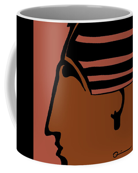 Quiros Coffee Mug featuring the digital art Razor Cut by Jeffrey Quiros
