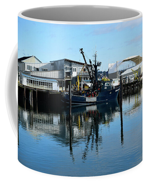 Fishing Boats Coffee Mug featuring the photograph Ready for Launch by Tom Cochran