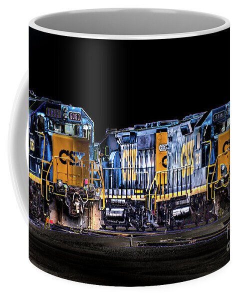 Csx Coffee Mug featuring the photograph Ready to Roll by William Norton