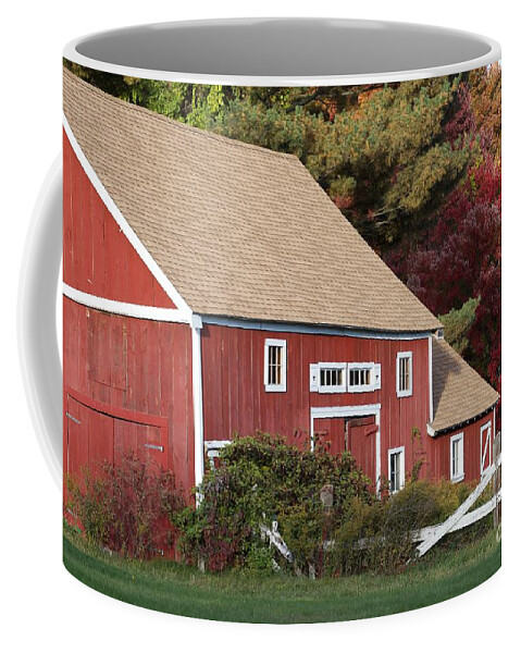 Red Barn Coffee Mug featuring the photograph Red Barn by Jim Gillen
