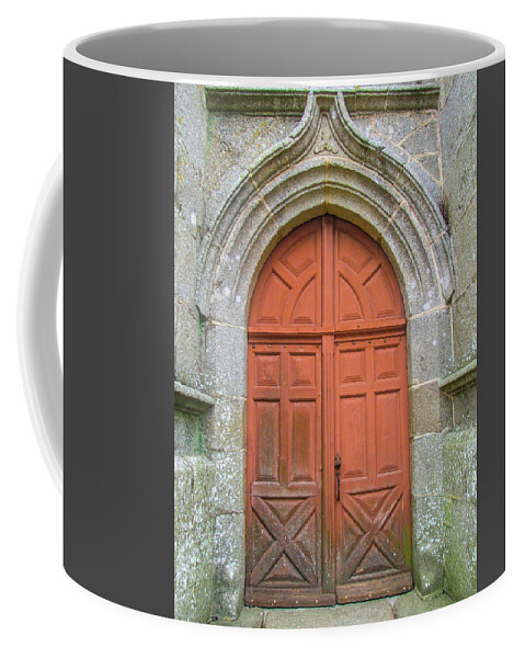 Helen Northcott Coffee Mug featuring the photograph Red Church Door iii by Helen Jackson