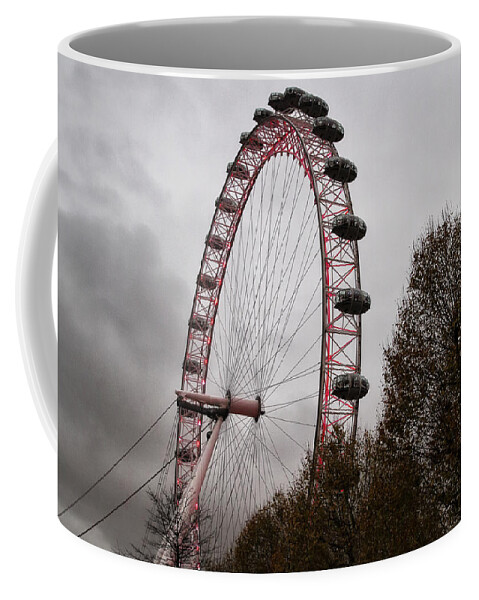 Sky Coffee Mug featuring the photograph Red Eye by Shirley Mitchell
