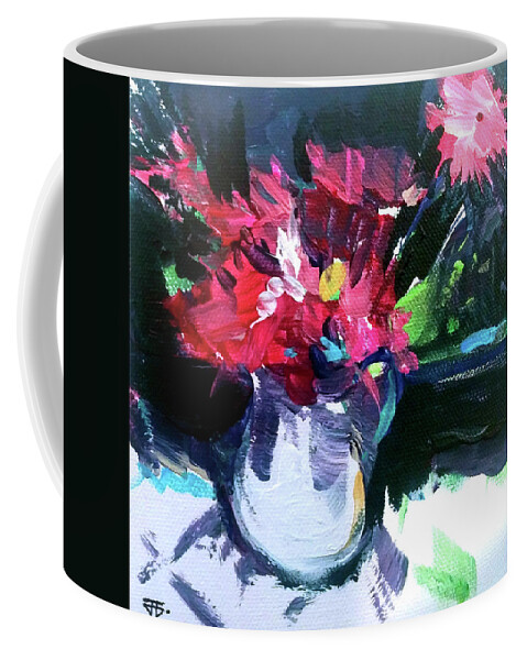  Coffee Mug featuring the painting Red Glow by John Gholson
