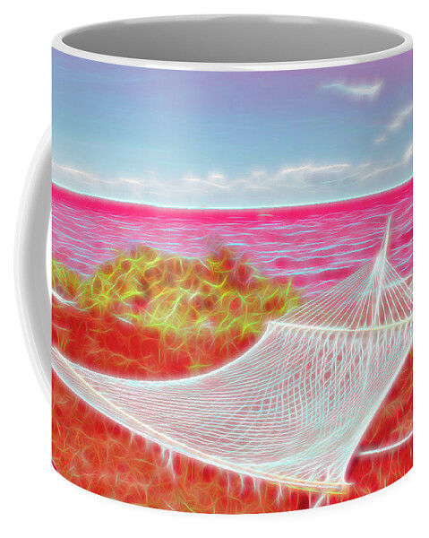 Lake Coffee Mug featuring the photograph Red Glow Perfect Vacation Spot by Aimee L Maher ALM GALLERY