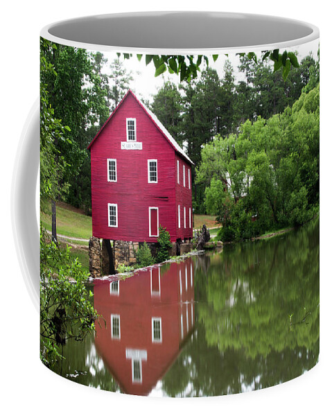 Atlanta Coffee Mug featuring the photograph Red Mill by Kenny Thomas