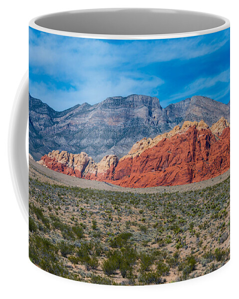  Red Rock Canyon Coffee Mug featuring the photograph Red Rock Canyon by Anthony Sacco